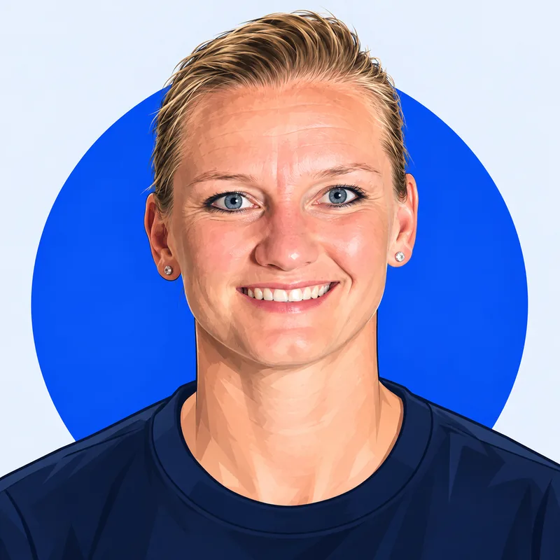 Illustriertes Porträt von Alexandra Popp