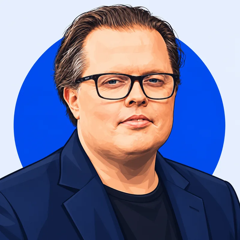 Illustriertes Porträt von Angelo Kelly