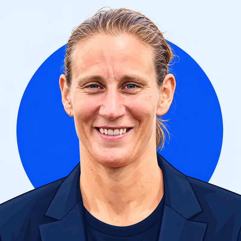 Illustriertes Porträt von Ann-Katrin Berger
