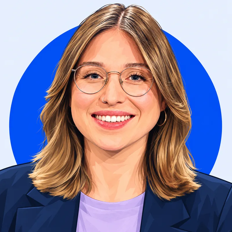 Illustriertes Porträt von Bianca Heinicke