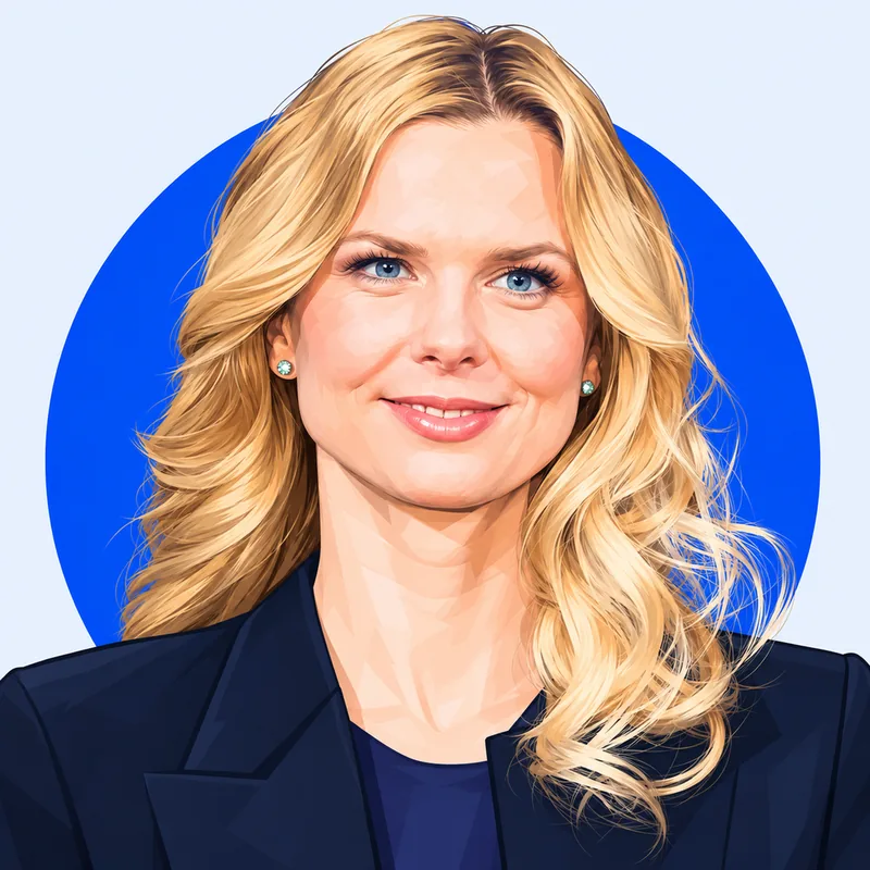 Illustriertes Porträt von Britta Steffen