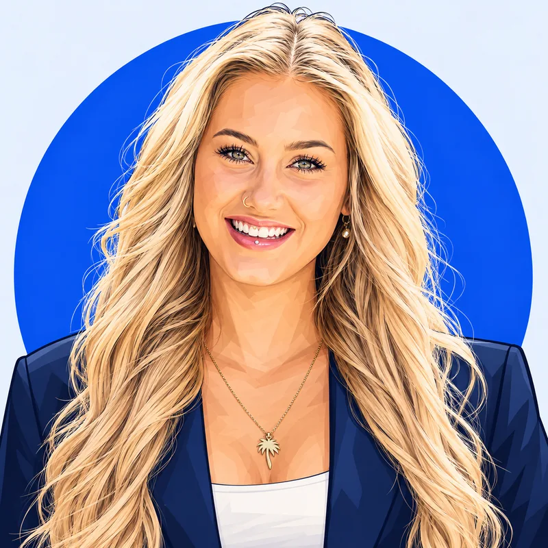 Illustriertes Porträt von Carina Nagel