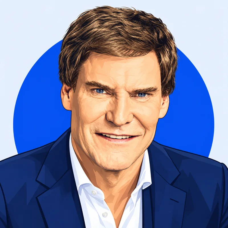 Illustriertes Porträt von Carsten Maschmeyer