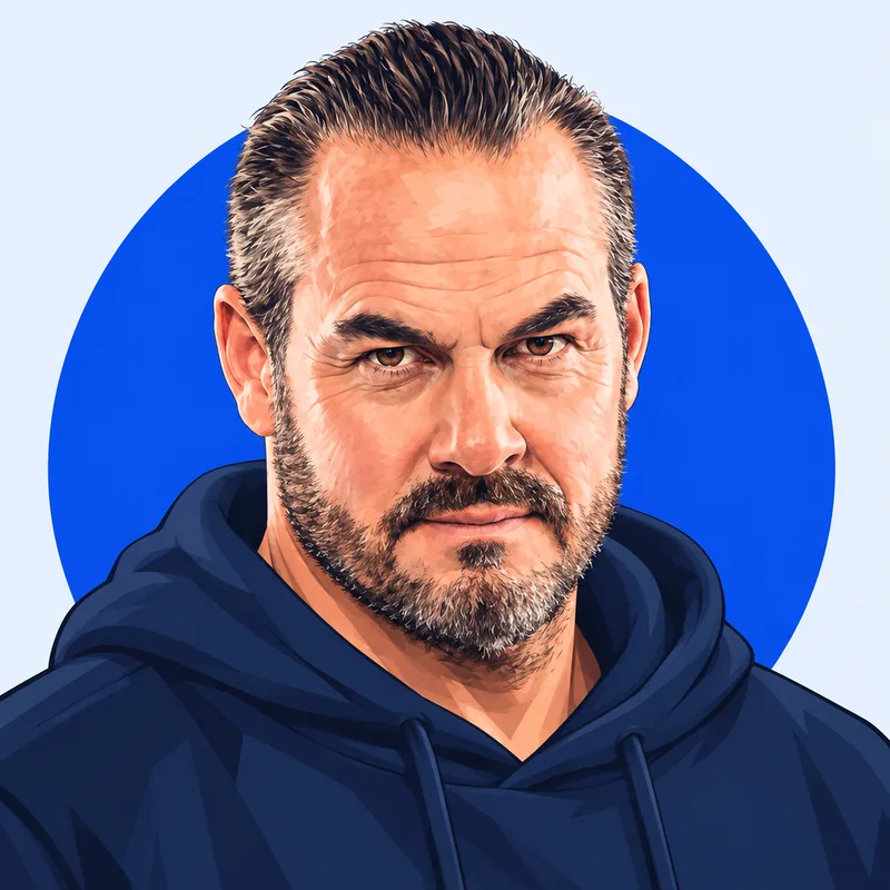 Illustriertes Porträt von Carsten Stahl