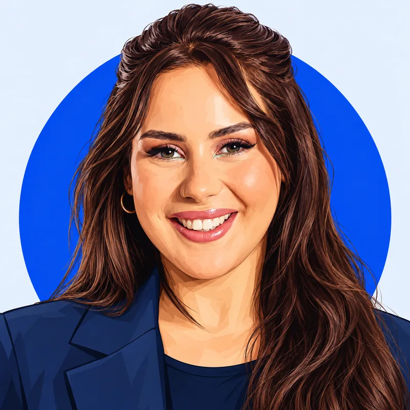 Illustriertes Porträt von Celina Köther