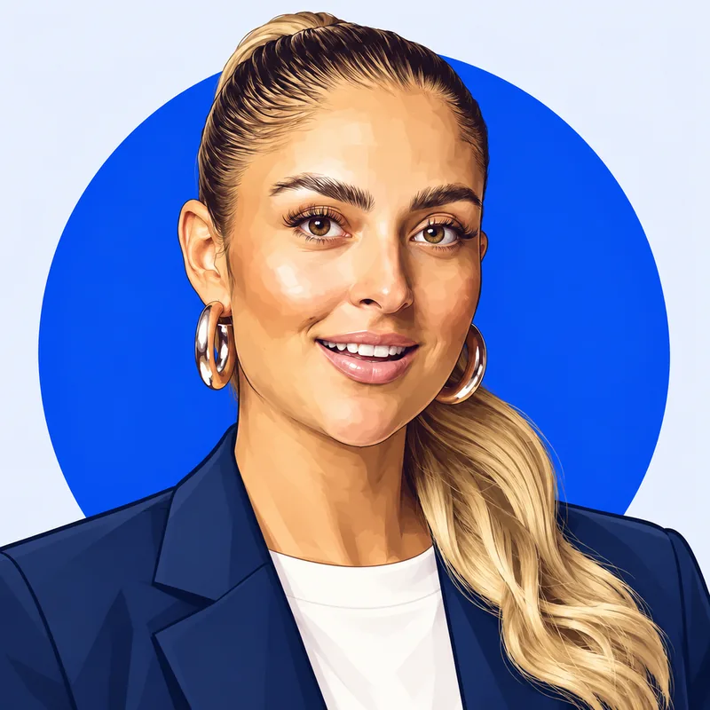 Illustriertes Porträt von Chiara Bartsch