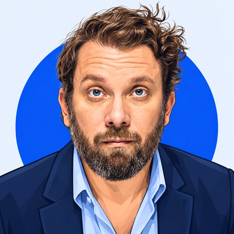 Illustriertes Porträt von Christian Ulmen