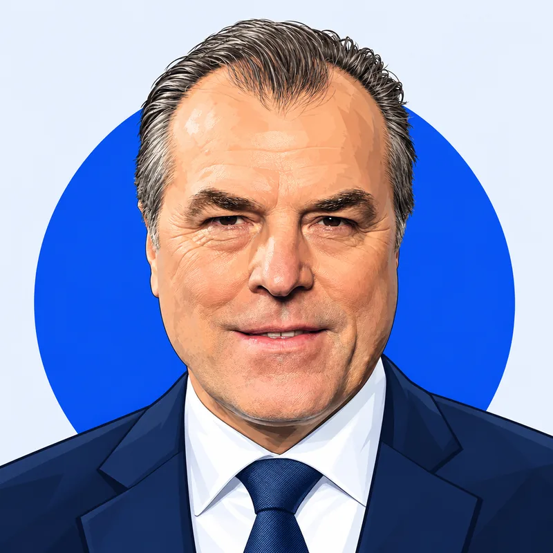 Illustriertes Porträt von Clemens Tönnies