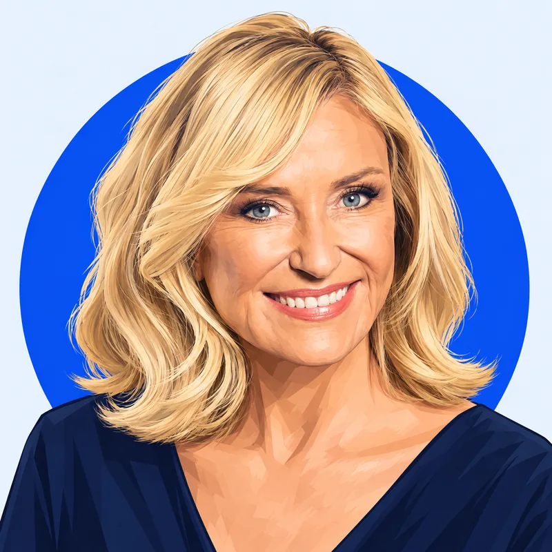 Illustriertes Porträt von Dagmar Wöhrl