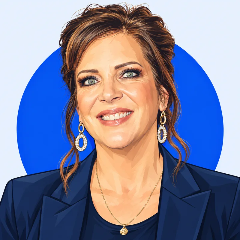 Illustriertes Porträt von Danni Büchner