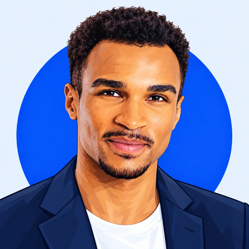 Illustriertes Porträt von David Schütz
