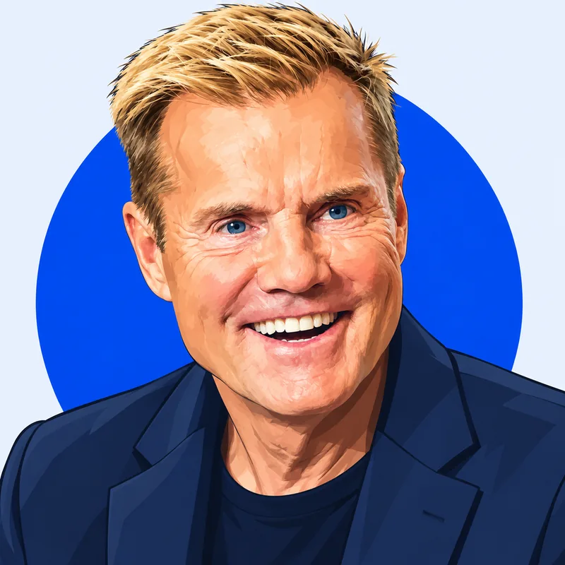 Illustriertes Porträt von Dieter Bohlen
