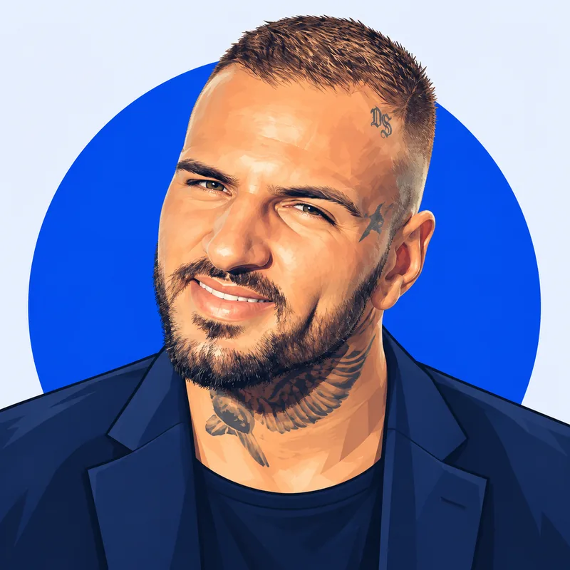 Illustriertes Porträt von Diogo Sangre