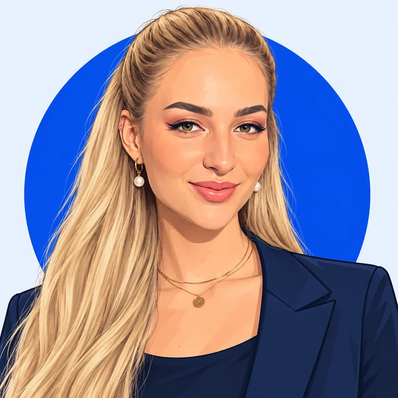 Illustriertes Porträt von Emma Fernlund