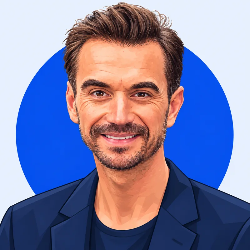 Illustriertes Porträt von Florian Silbereisen