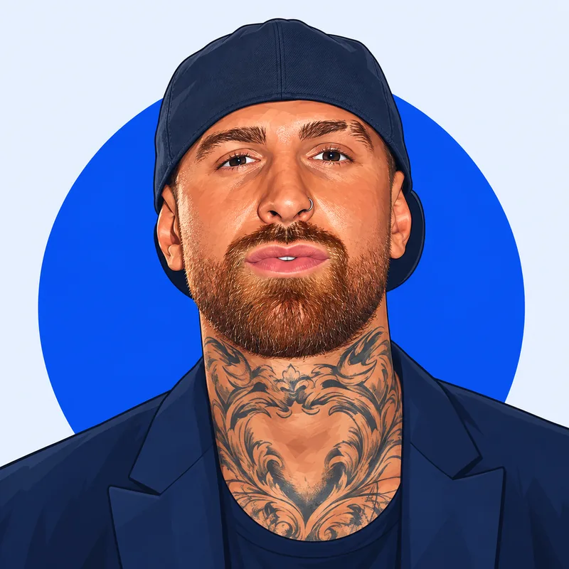 Illustriertes Porträt von Gigi Birofio