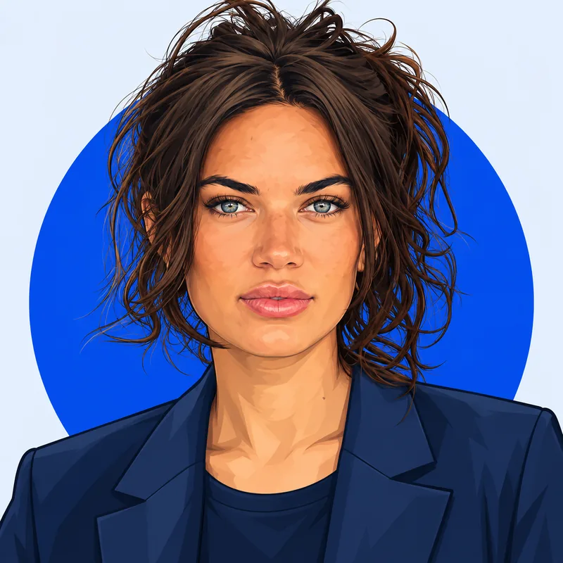 Illustriertes Porträt von Henna Urrehmann