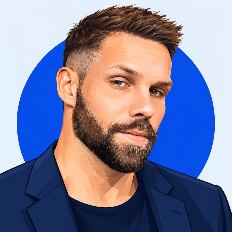 Illustriertes Porträt von Jakub Jarecki