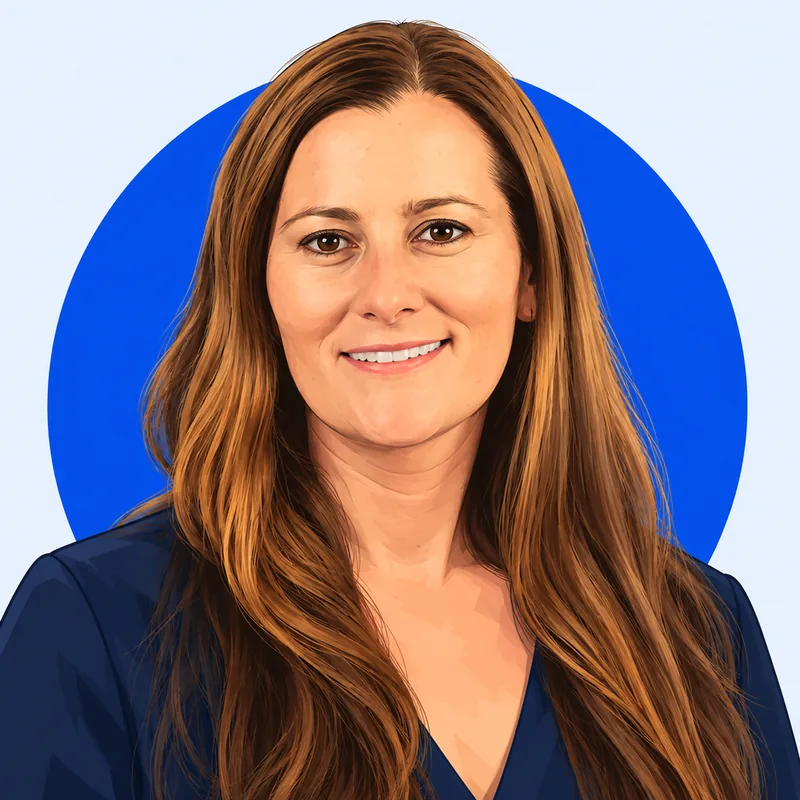 Illustriertes Porträt von Janine Wissler