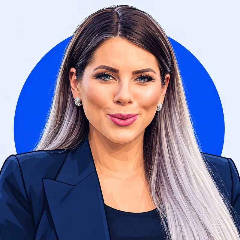Illustriertes Porträt von Jennifer Frankhauser
