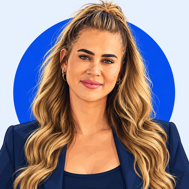 Illustriertes Porträt von Jessica Haller