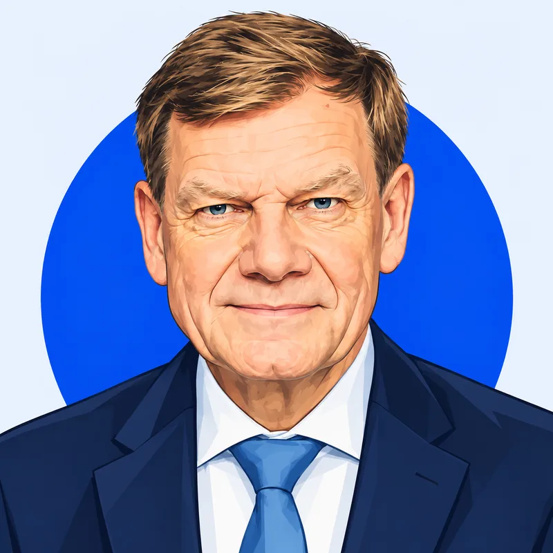 Illustriertes Porträt von Johann Wadephul