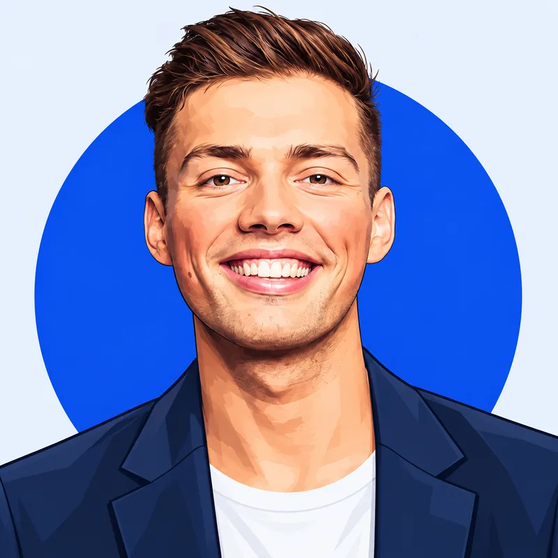 Illustriertes Porträt von Josua Günther