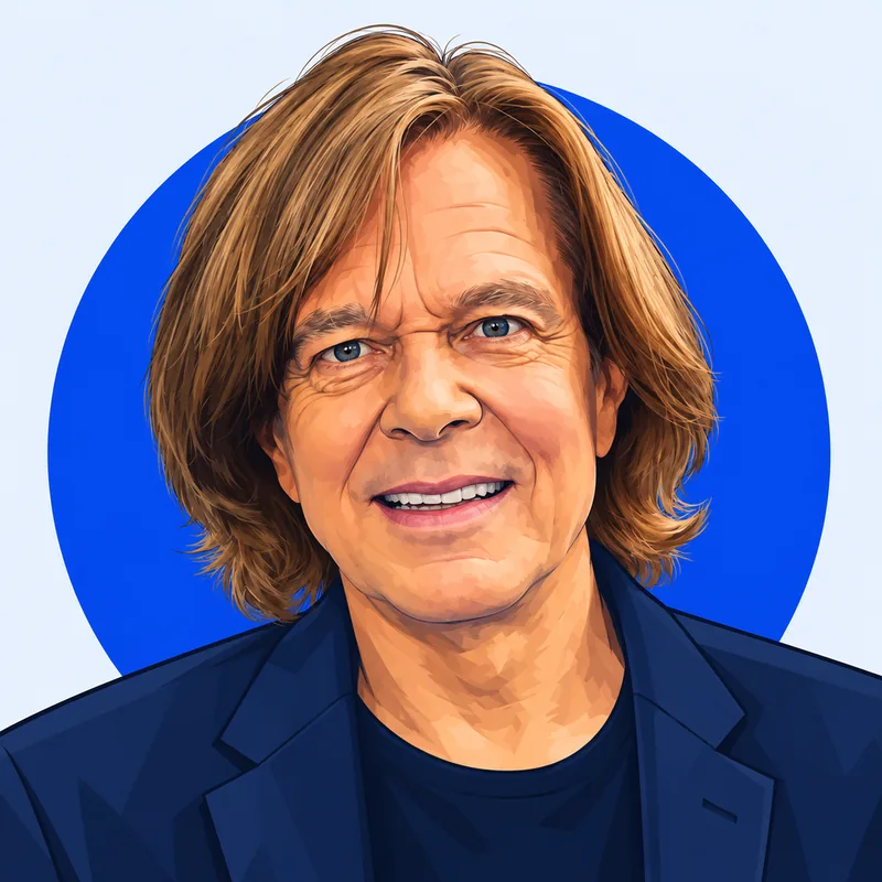 Illustriertes Porträt von Jürgen Drews
