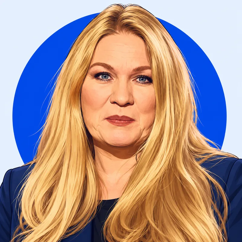 Illustriertes Porträt von Juliane Werding