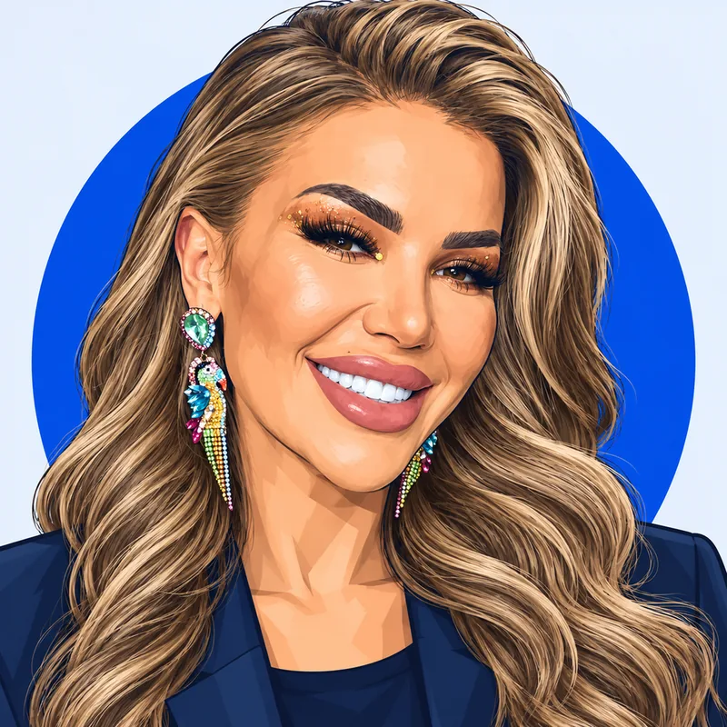 Illustriertes Porträt von Kim Virginia Hartung