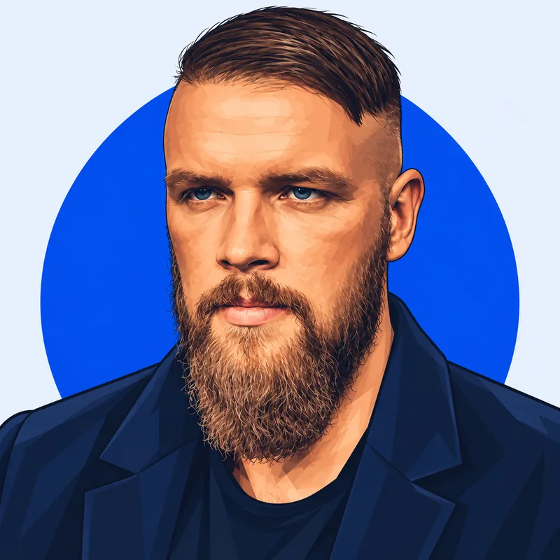 Illustriertes Porträt von Kollegah