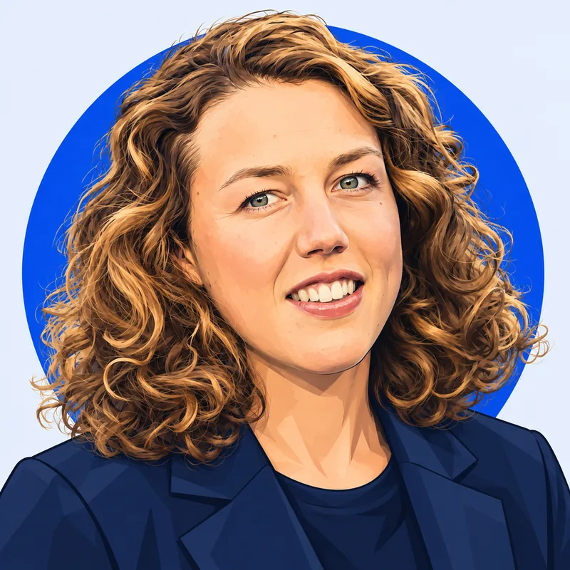 Illustriertes Porträt von Laura Dahlmeier