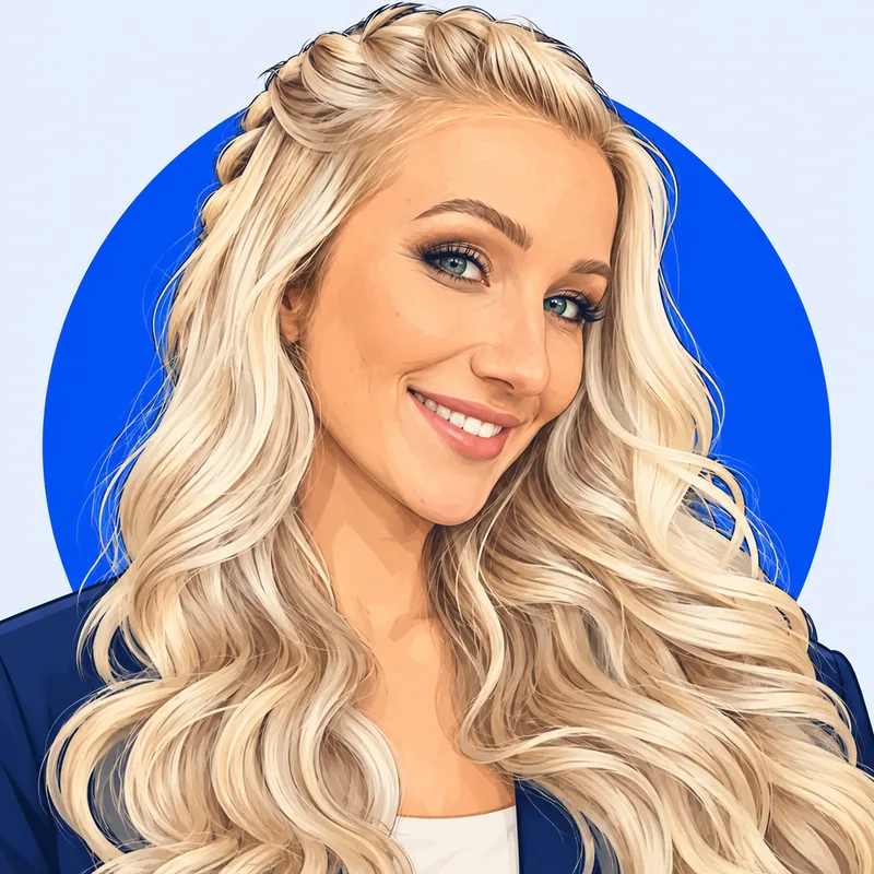 Illustriertes Porträt von Lena Schiwiora
