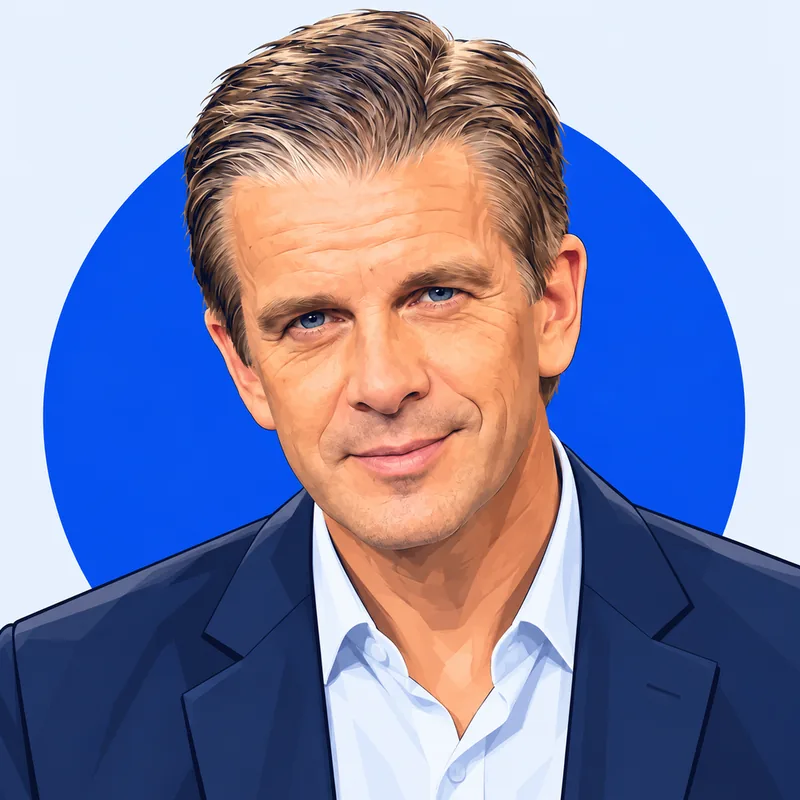 Illustriertes Porträt von Markus Lanz