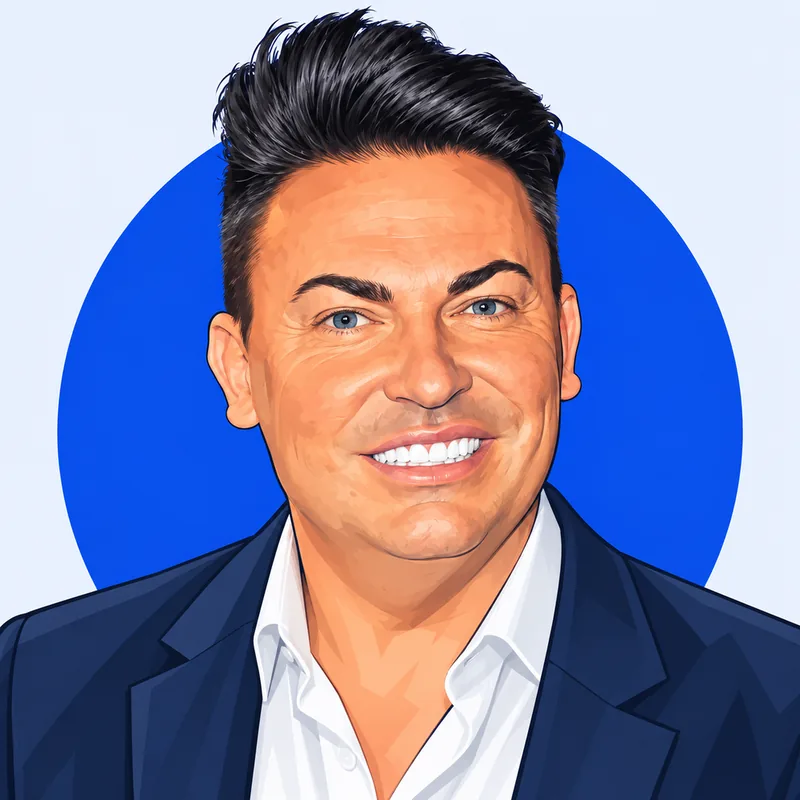 Illustriertes Porträt von Matthias Mangiapane