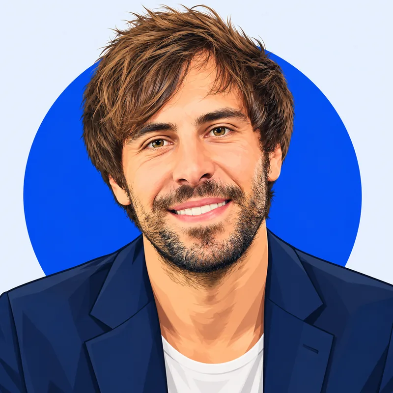 Illustriertes Porträt von Max Giesinger