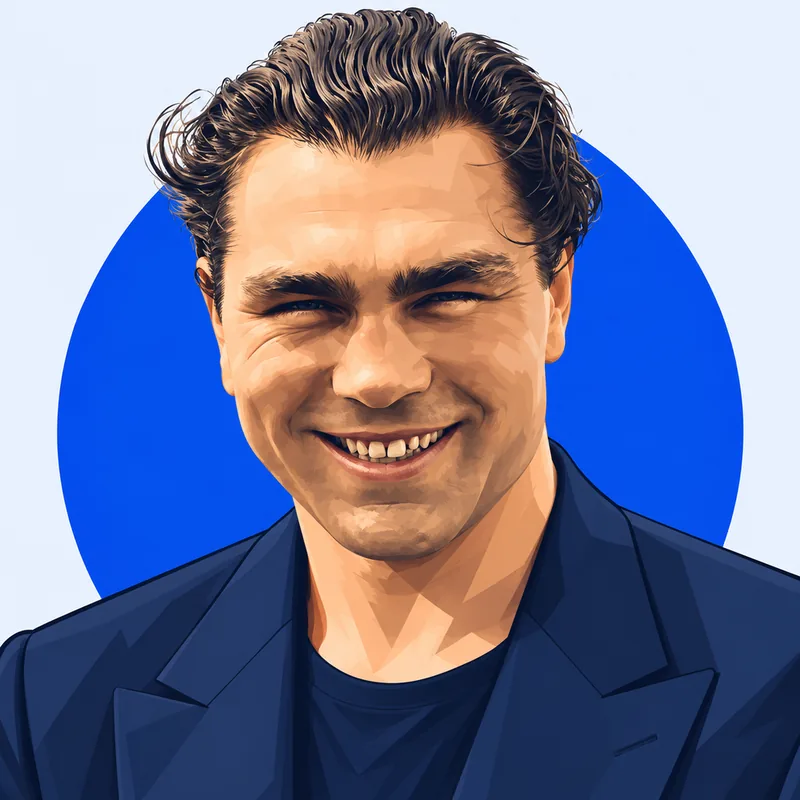 Illustriertes Porträt von Max Schmeling