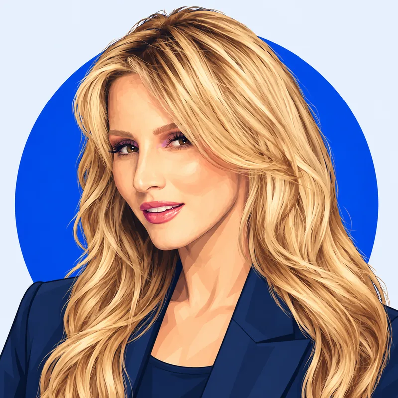Illustriertes Porträt von Melissa Naschenweng