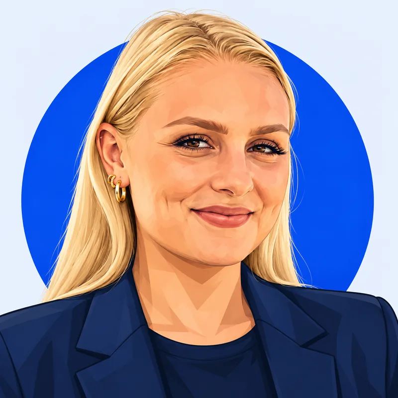 Illustriertes Porträt von Michelle Daniaux