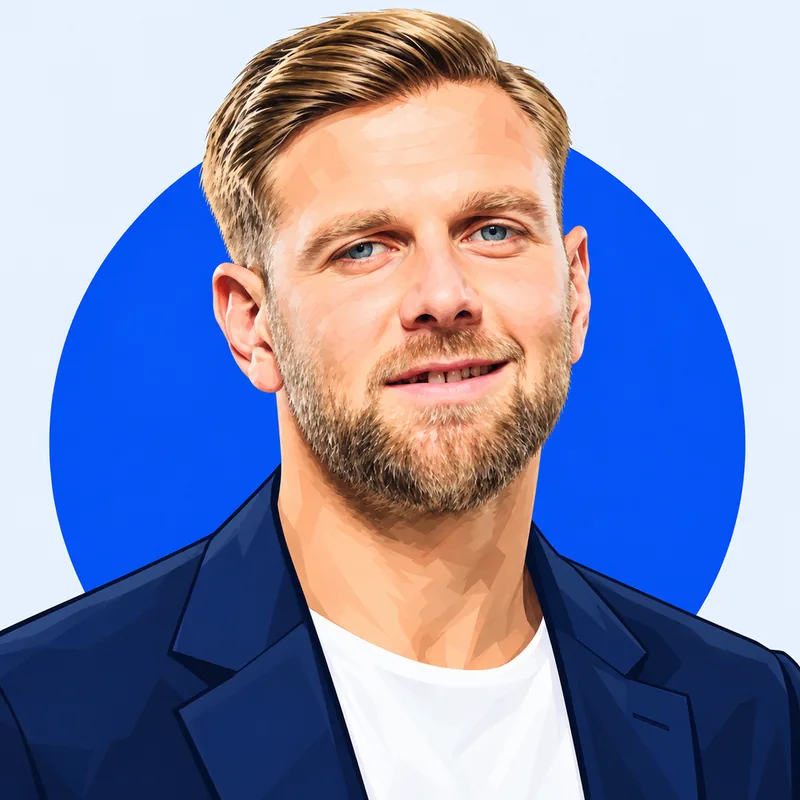 Illustriertes Porträt von Niclas Füllkrug