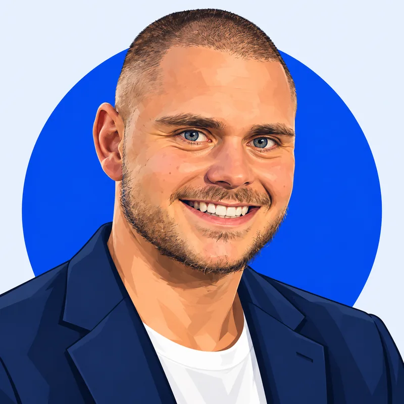 Illustriertes Porträt von Nico Legat