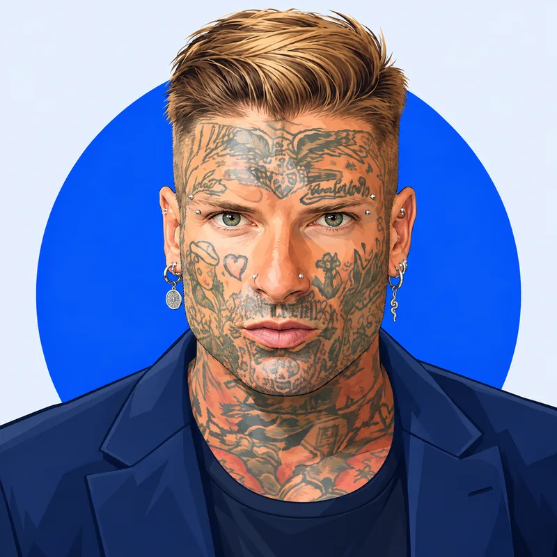 Illustriertes Porträt von Nikola Glumac