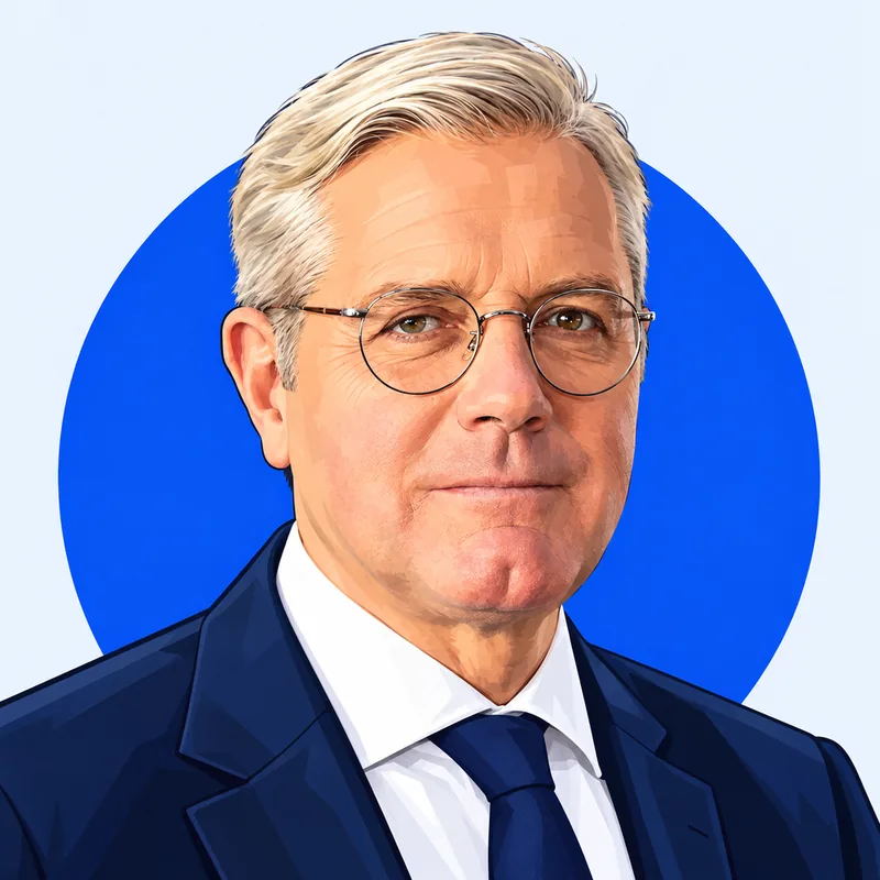 Illustriertes Porträt von Norbert Röttgen