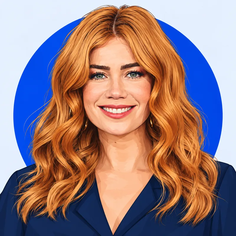 Illustriertes Porträt von Palina Rojinski