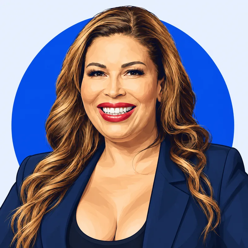 Illustriertes Porträt von Patricia Blanco