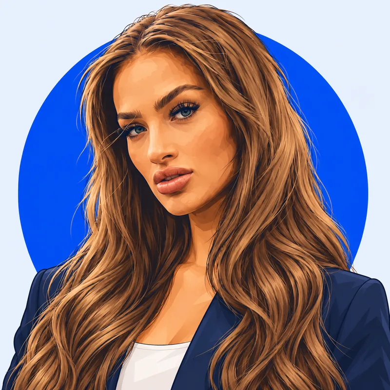 Illustriertes Porträt von Paulina Ljubas