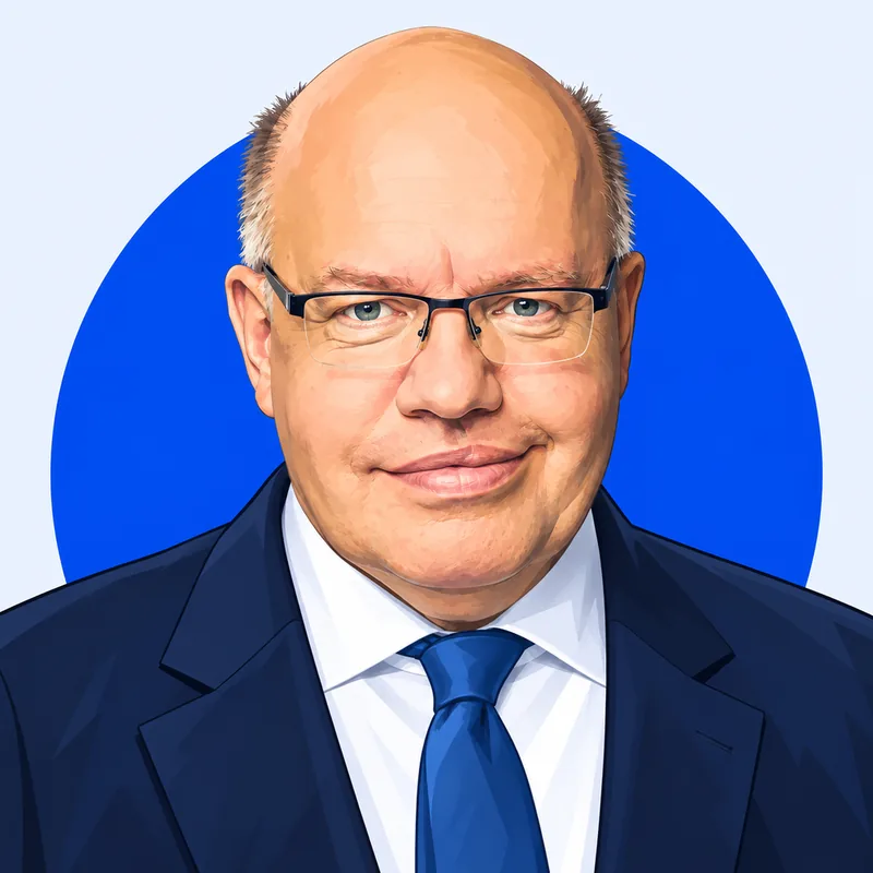 Illustriertes Porträt von Peter Altmaier