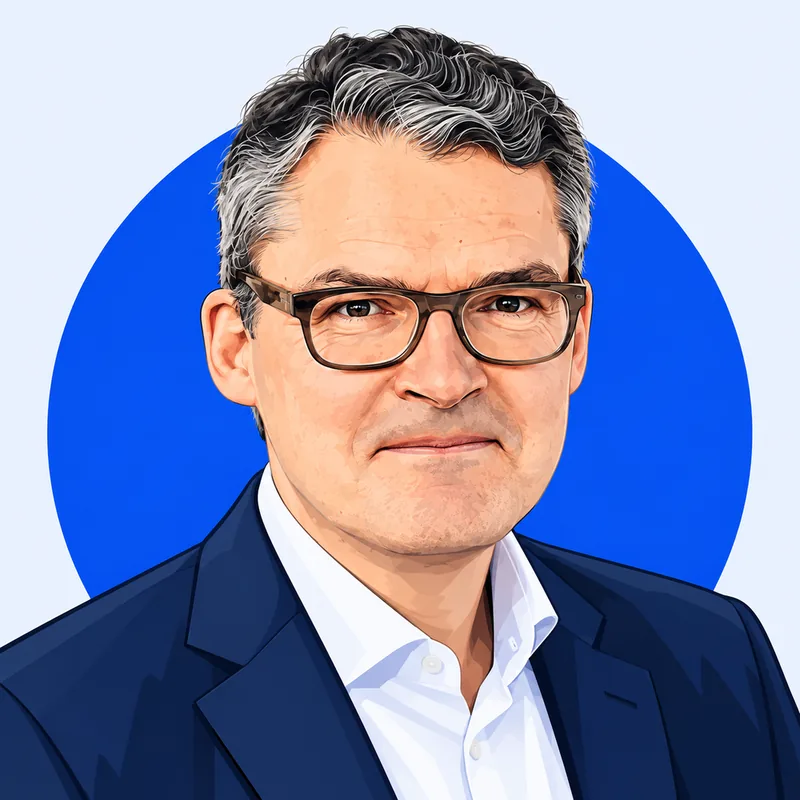 Illustriertes Porträt von Roderich Kiesewetter