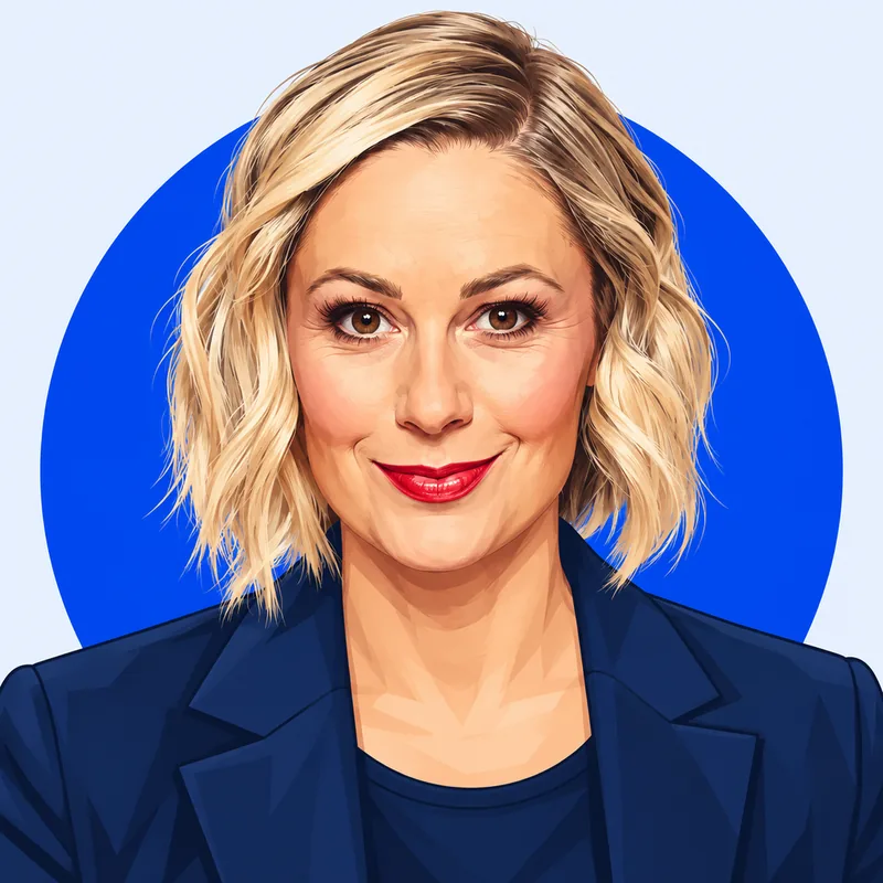 Illustriertes Porträt von Ruth Moschner