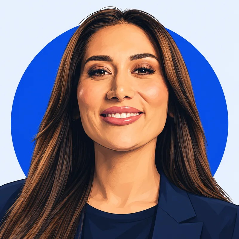 Illustriertes Porträt von Samira Yavuz